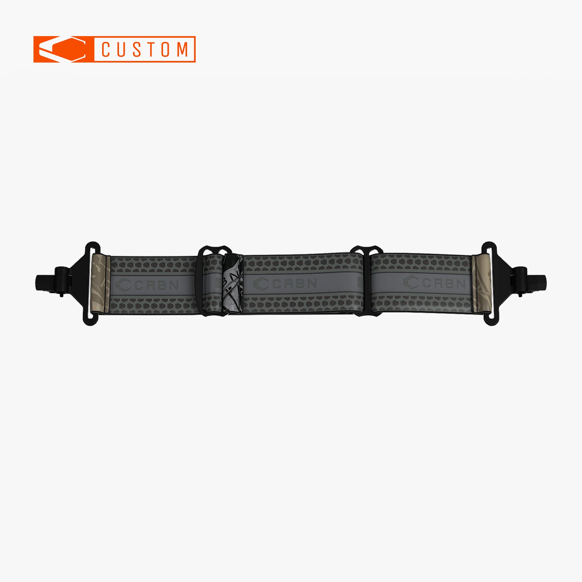 custom goggle straps CRBN CUSTOM TEAM STRAP