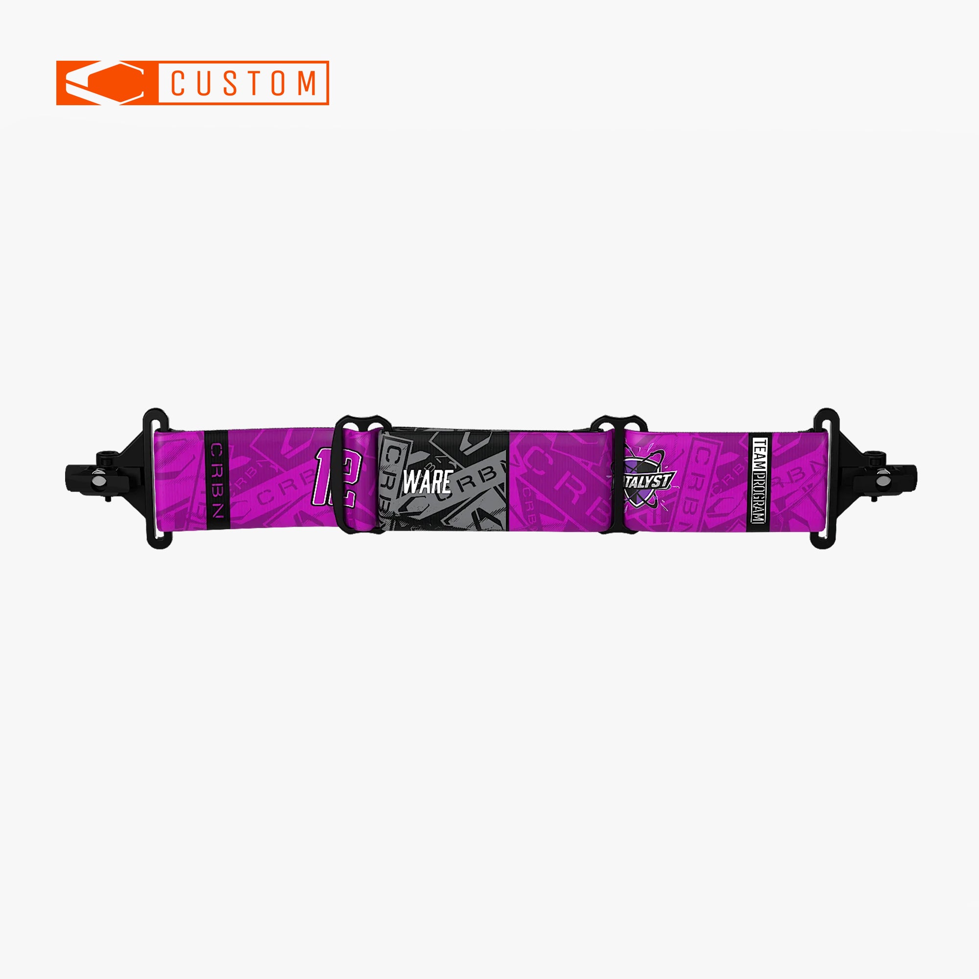 custom goggle straps CRBN CUSTOM TEAM STRAP