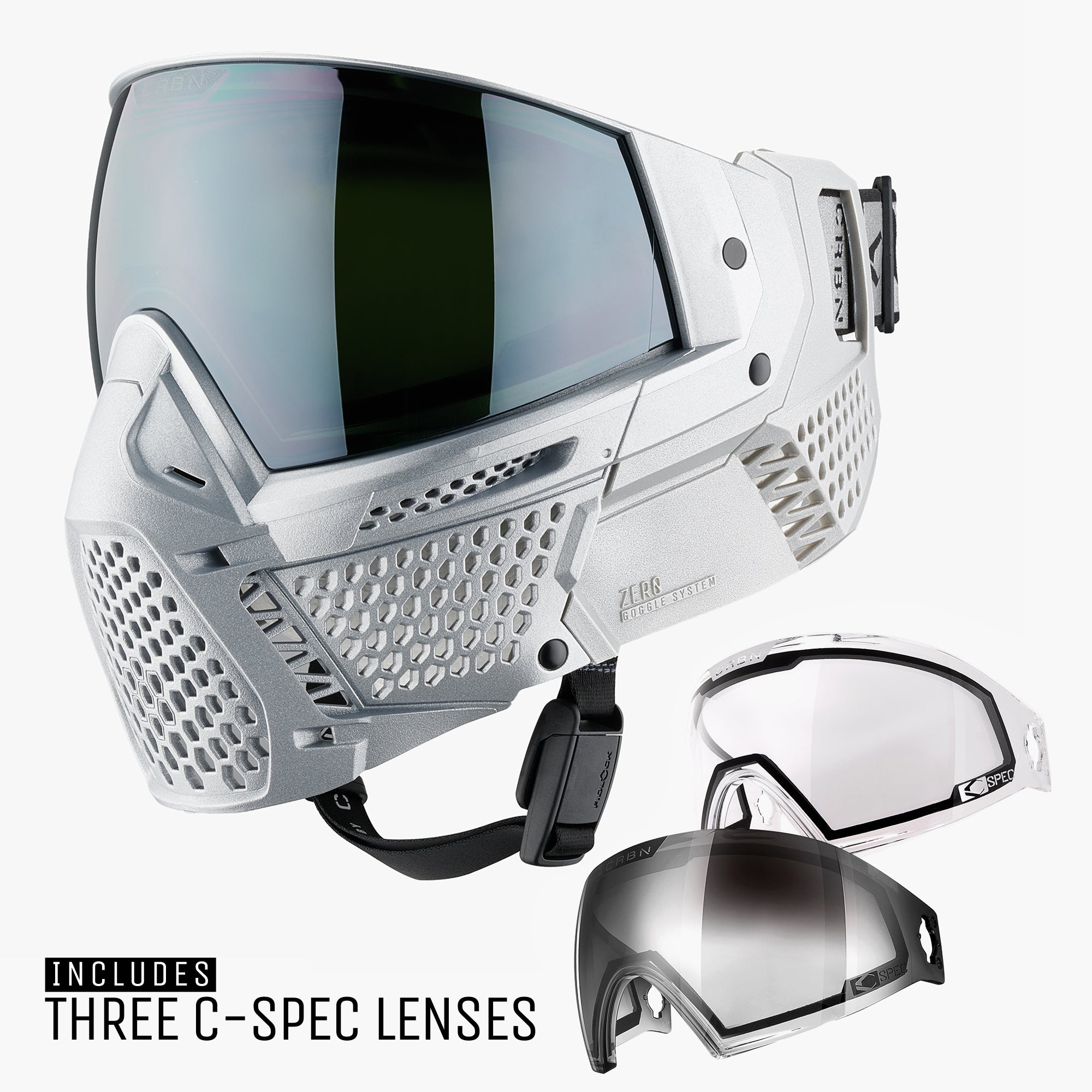 ZERO GRX GOGGLE ELMT SILVER – CRBN
