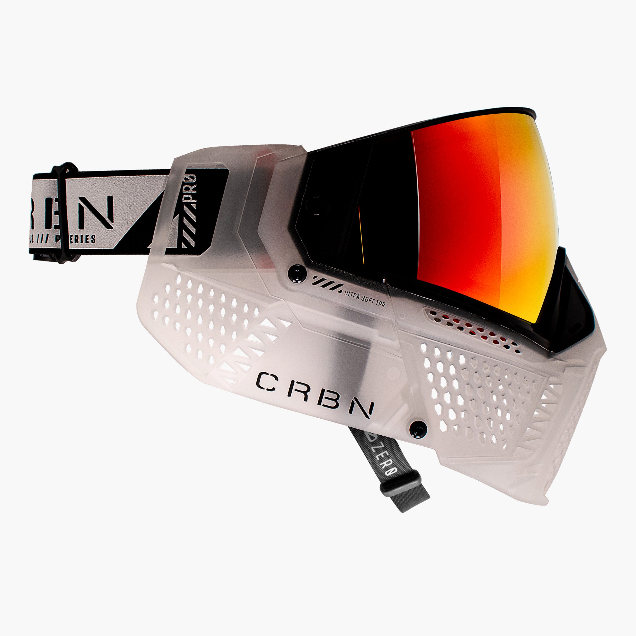 CRBN Zero Pro Paintball Mask, Clear